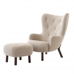 FÅTÖLJ PETRA VB3 MED FOTPALL