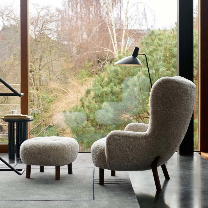 FÅTÖLJ PETRA VB3 MED FOTPALL