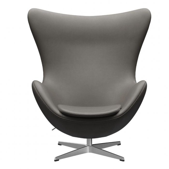 FÅTÖLJ ÄGGET LÄDER