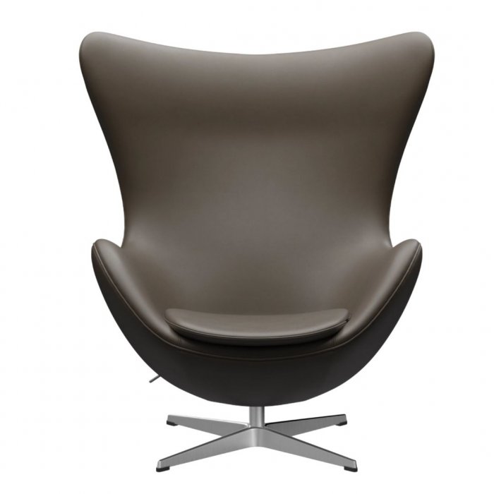 FÅTÖLJ ÄGGET LÄDER