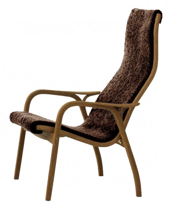 LAMINO Fåtölj, ek
