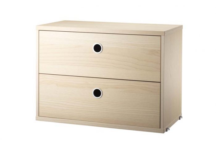 STRING 30 SKÅP/2 LÅDOR GRÅ