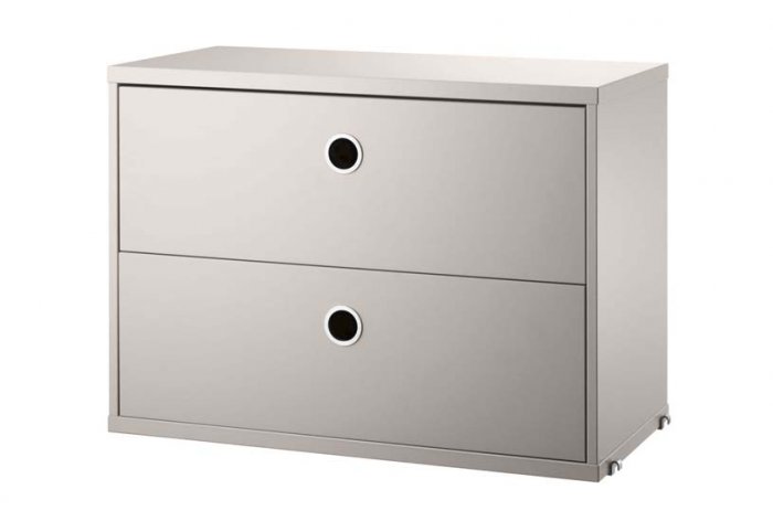 STRING 30 SKÅP/2 LÅDOR GRÅ