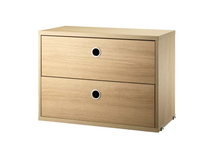 STRING 30 SKÅP/2 LÅDOR GRÅ