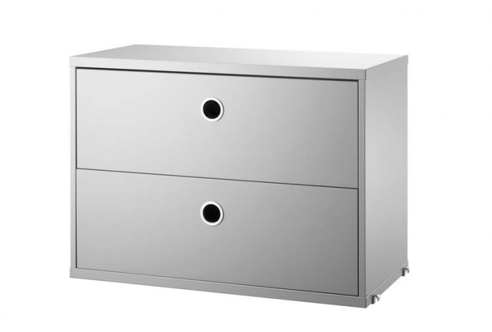 STRING 30 SKÅP/2 LÅDOR GRÅ