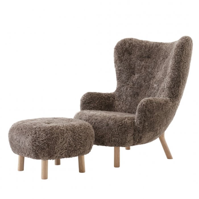 FÅTÖLJ PETRA VB3 MED FOTPALL