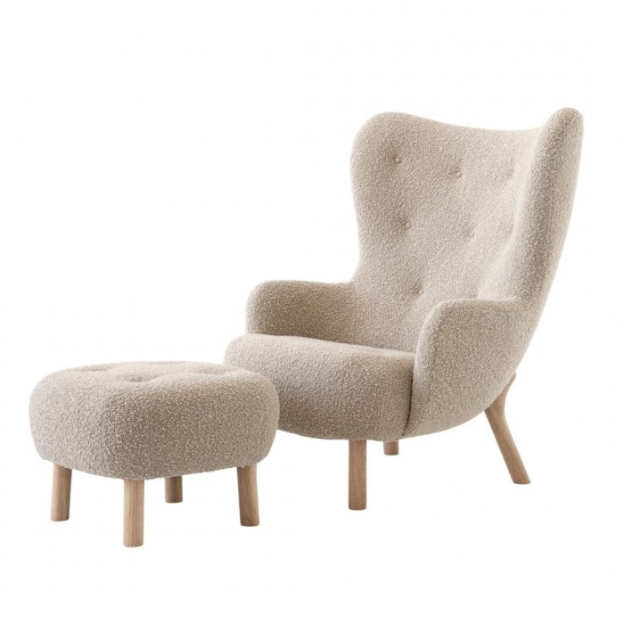 FÅTÖLJ PETRA VB3 MED FOTPALL