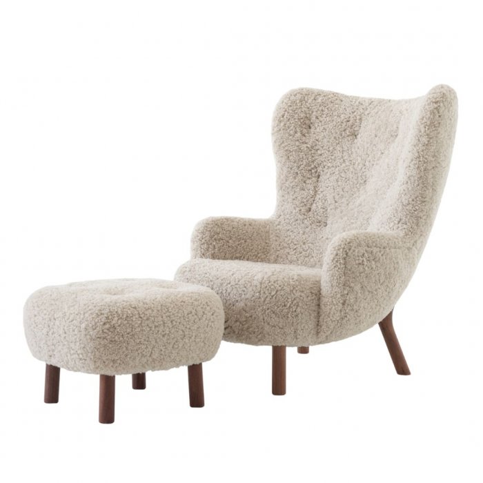 FÅTÖLJ PETRA VB3 MED FOTPALL