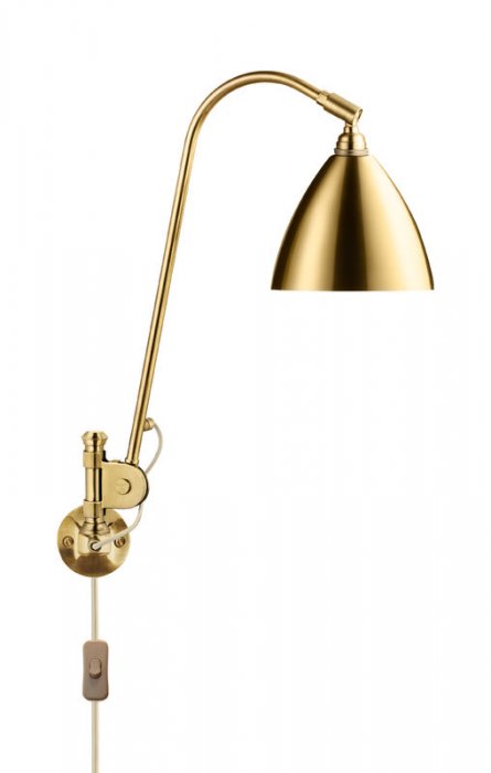 Vägglampa Bestlite B16 mässing från GUBI