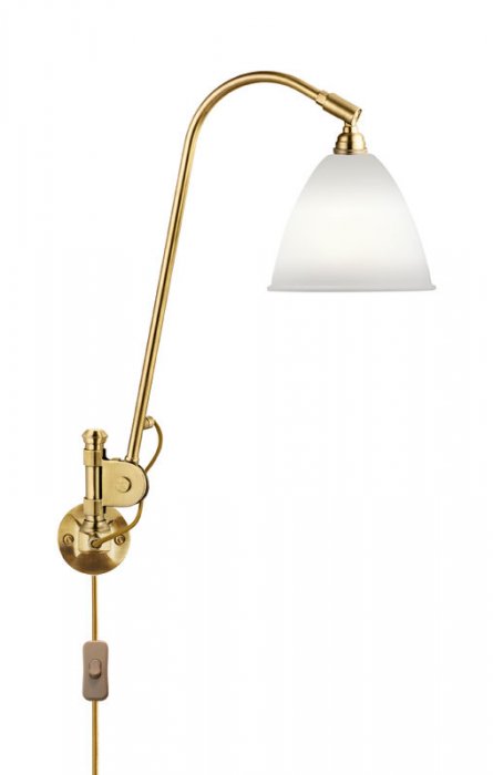 Vägglampa Bestlite B16 porslin mässing från GUBI